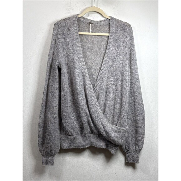 (W0) Free People Karina Faux Wrap Sweater M - Picture 5 of 14